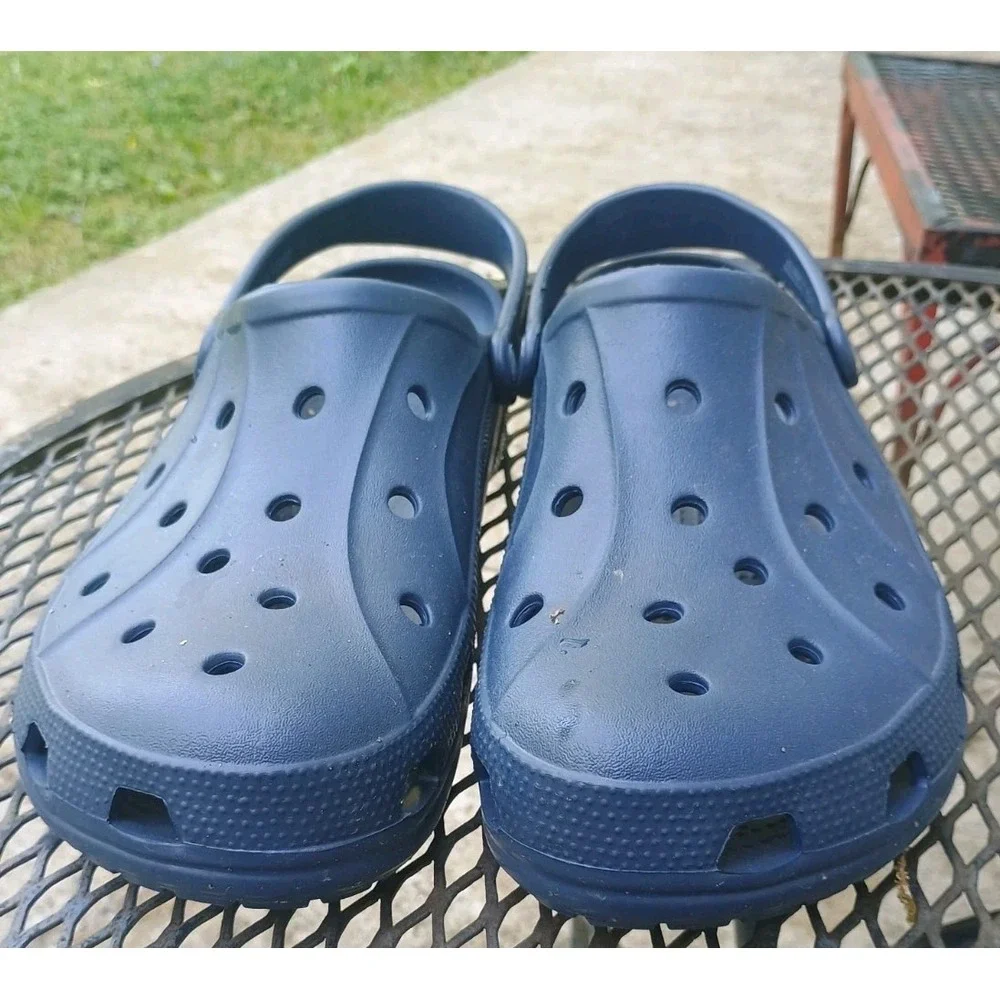 Crocs Classic Clog Slip-On Sandals Navy Blue Size US 10 Women / 8 Men